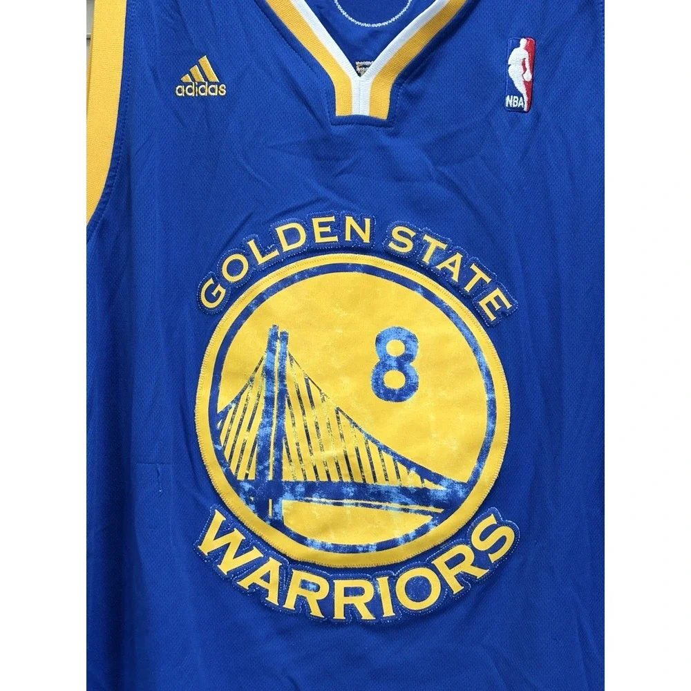 Adidas NBA Golden State Warriors Jersey Tank Sz XL #8 Ellis Embroidered Bsktball